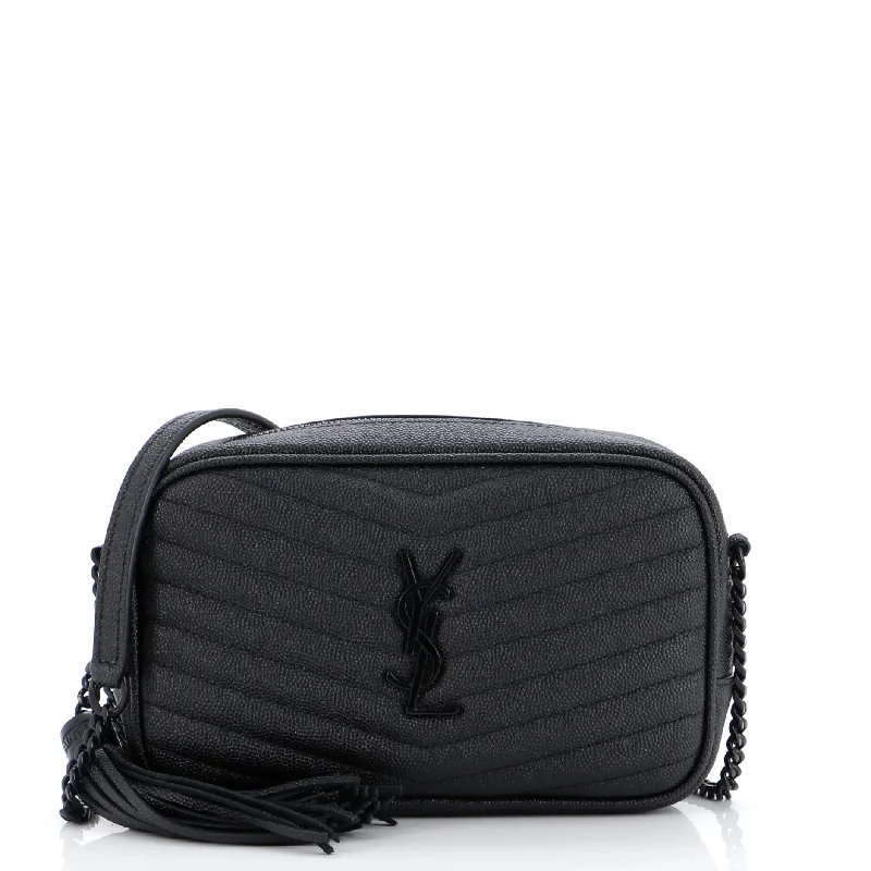 Bags For Minimalist And Functional Design Lou Camera Bag Matelasse Chevron Leather Mini