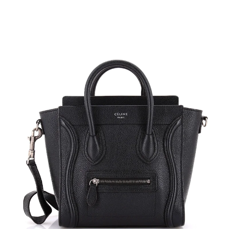Cyber Monday Discounts On Bags Luggage Bag Grainy Leather Nano