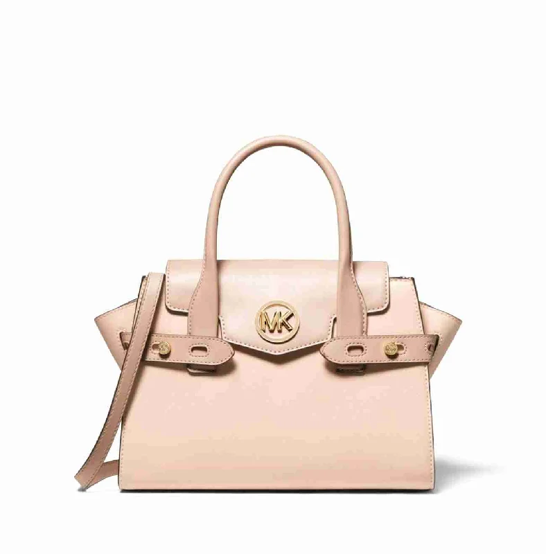 Chic And Clearance-Priced Tote Bags MICHAEL KORS CARMEN SAFFIANO LEATHERFLAP SATCHEL SHOULDER PURSE BAG