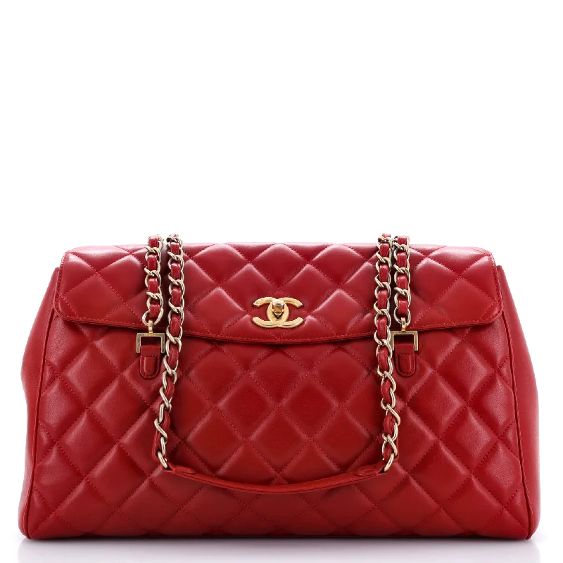 Eco-Friendly Bags For Sustainable Fashion Lovers Misia Camera Case Flap Bag Quilted Lambskin Large