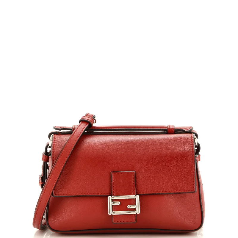Affordable Bags For Budget Shoppers Monster Double Baguette Crossbody Bag Leather with Python Micro