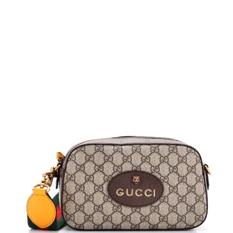 Affordable Bags For College Students On Sale Neo Vintage Camera Messenger Bag GG Coated Canvas