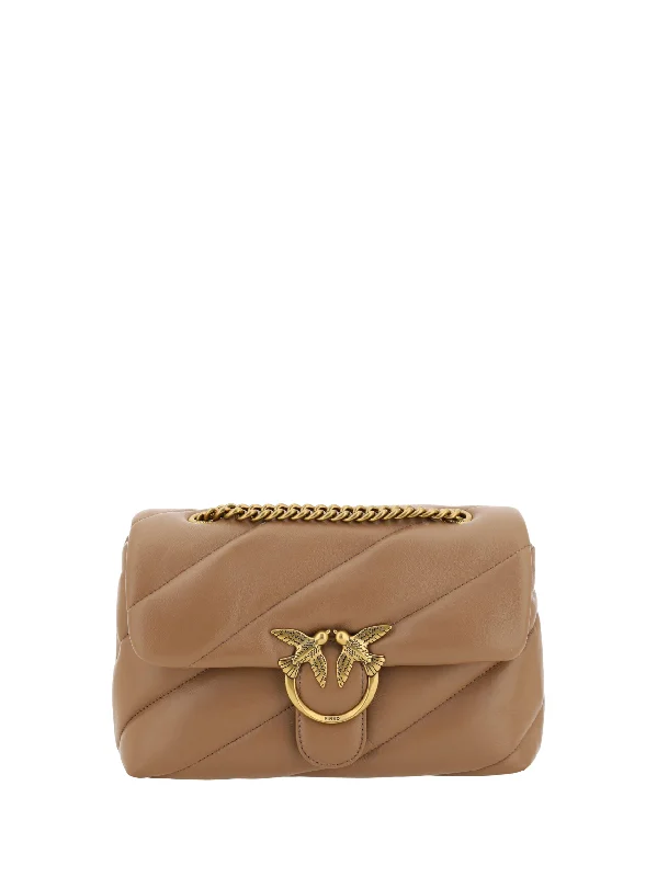 Everyday Bags For Work, School, Or Errands PINKO Calf Leather Love Classic Shoulder Women's Bag Everyday Bags For Work, School, Or Errands PINKO Calf Leather Love Classic Shoulder Women's Bag
