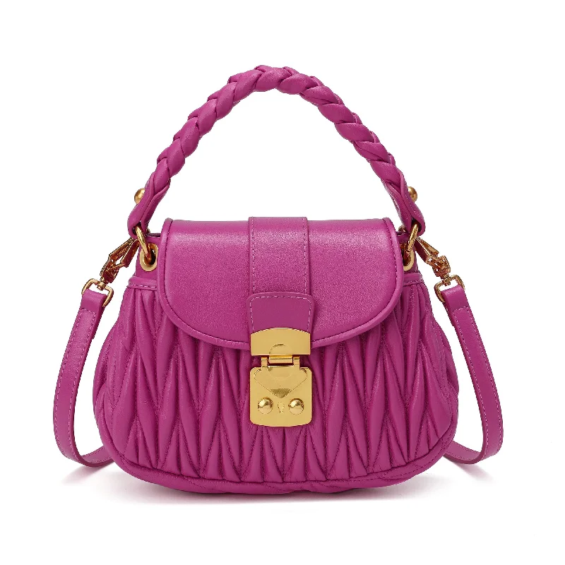Discounted Designer Bags For Clearance Sale Pleated Sheepskin Leather Shoulder Bag Discounted Designer Bags For Clearance Sale Pleated Sheepskin Leather Shoulder Bag