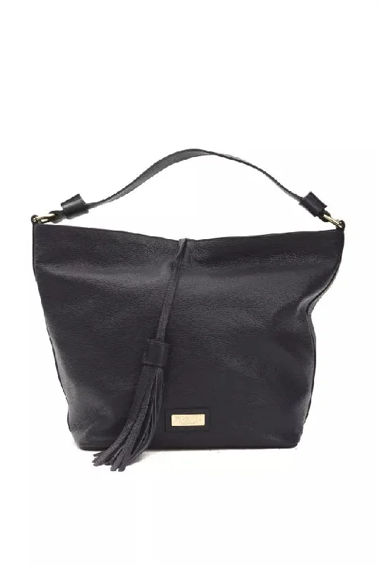 Stylish Bag For Women Pompei Donatella Chic Leather Shoulder Bag with Logo Women's Detailing Stylish Bag For Women Pompei Donatella Chic Leather Shoulder Bag with Logo Women's Detailing