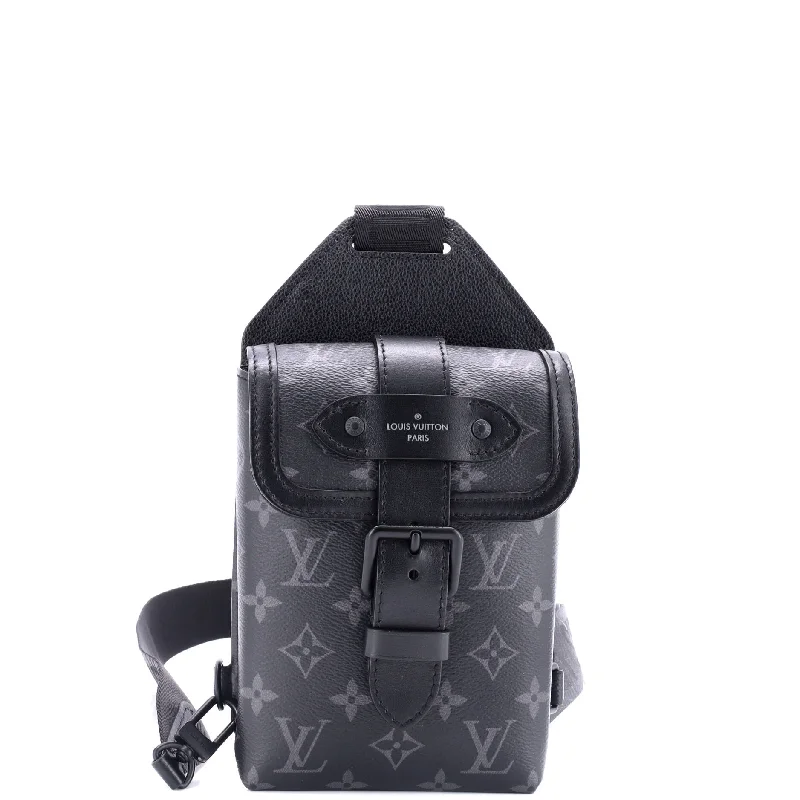 Lightweight Bags With Clearance Prices Saumur Slingbag Monogram Eclipse Canvas