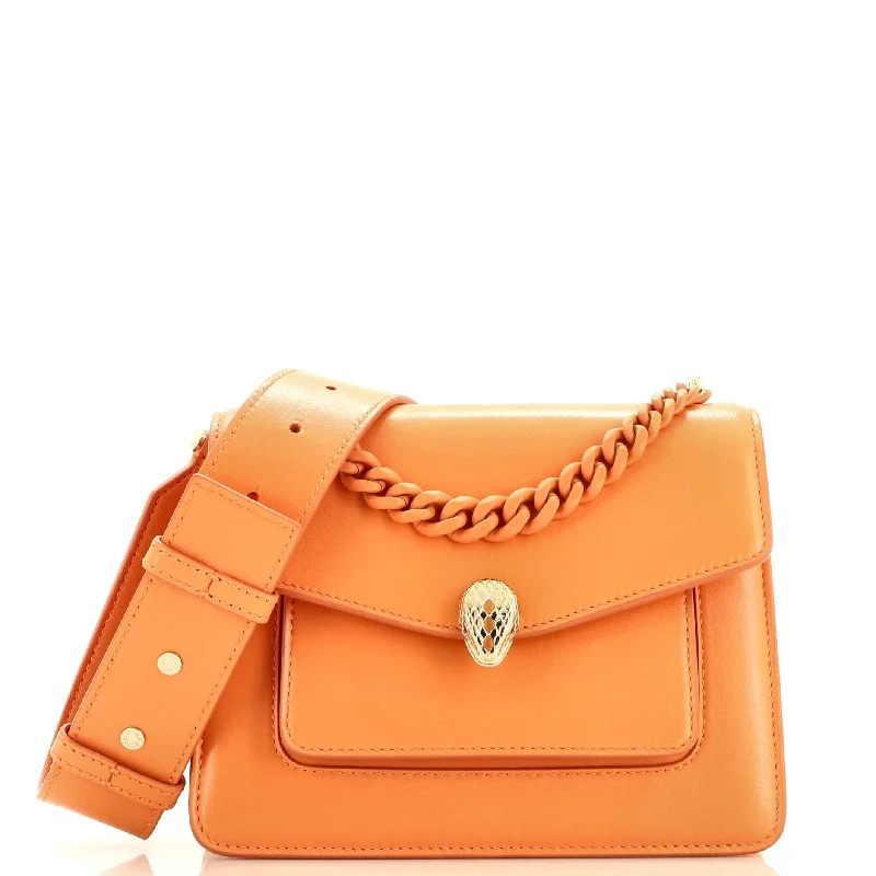 Bag For Modern Fashion Serpenti Forever Maxi Chain Crossbody Bag Leather Small