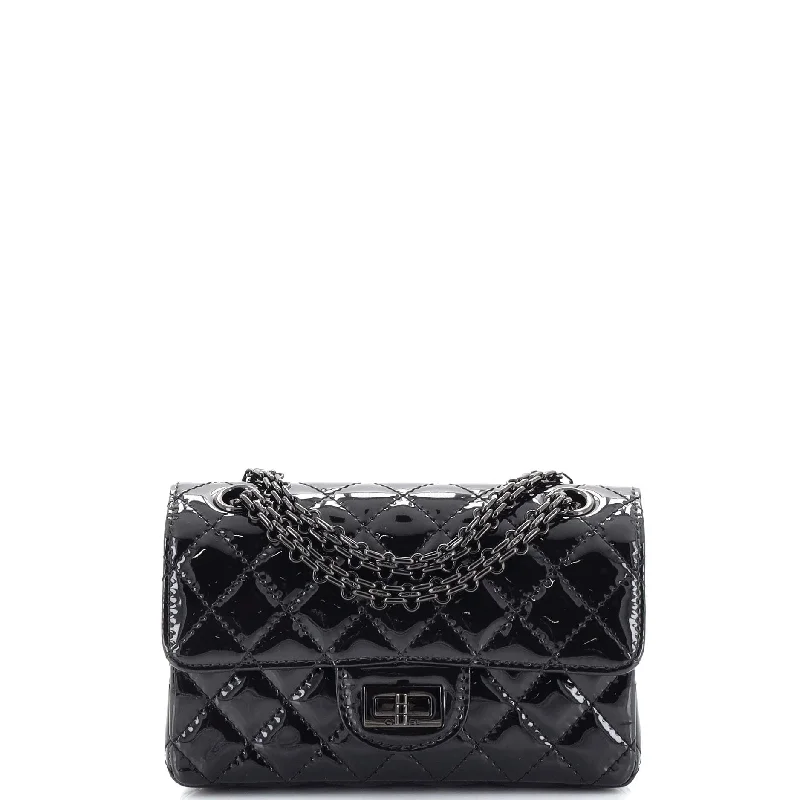 Limited-Time Offer On Trendy Bags So Black Reissue 2.55 Flap Bag Quilted Patent Mini