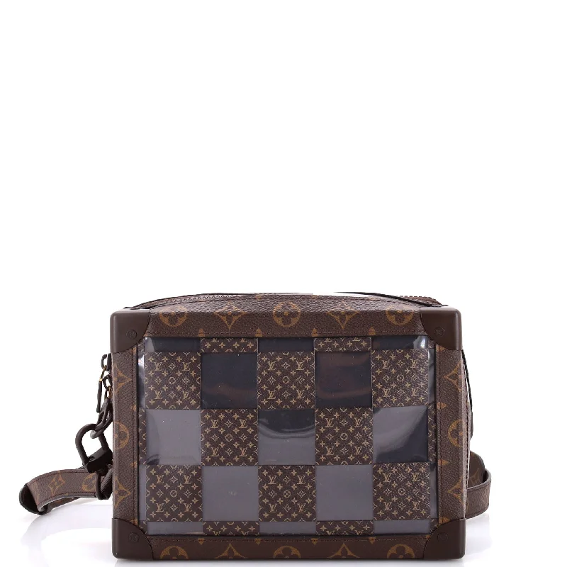 Cozy Handbags With Clearance Prices Soft Trunk Bag Monogram Chess Coated Canvas and PVC