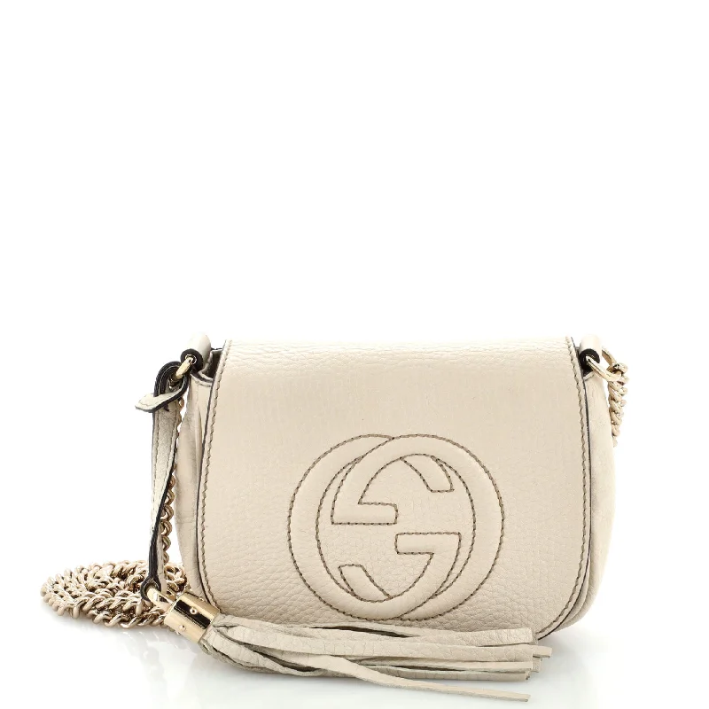 Bags For Minimalist And Functional Design Soho Chain Crossbody Bag Leather Small
