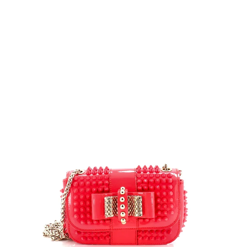 Affordable Bags For Budget Shoppers Sweet Charity Crossbody Bag Spiked Patent Mini