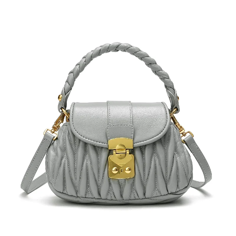 Limited-Time Offer On Trendy Bags Tiffany & Fred Pleated Sheepskin Leather Shoulder Bag Limited-Time Offer On Trendy Bags Tiffany & Fred Pleated Sheepskin Leather Shoulder Bag