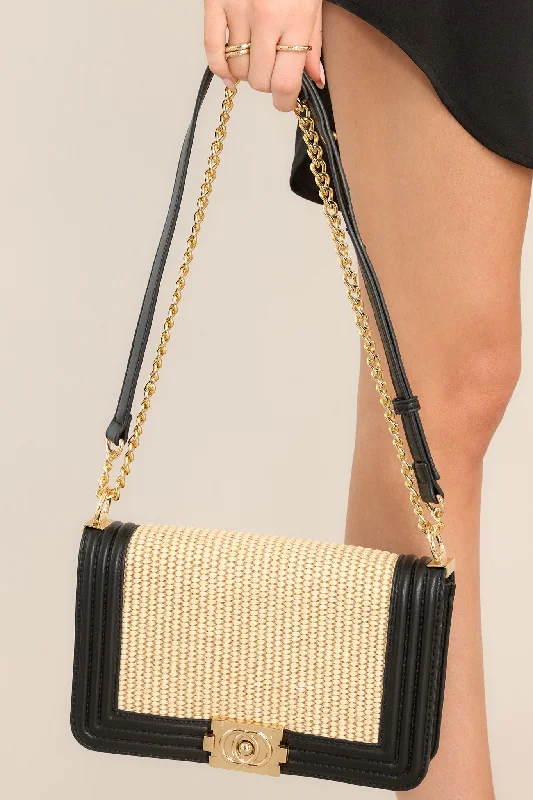 Trendy Bags Whatever You Want Black Natural Handbag