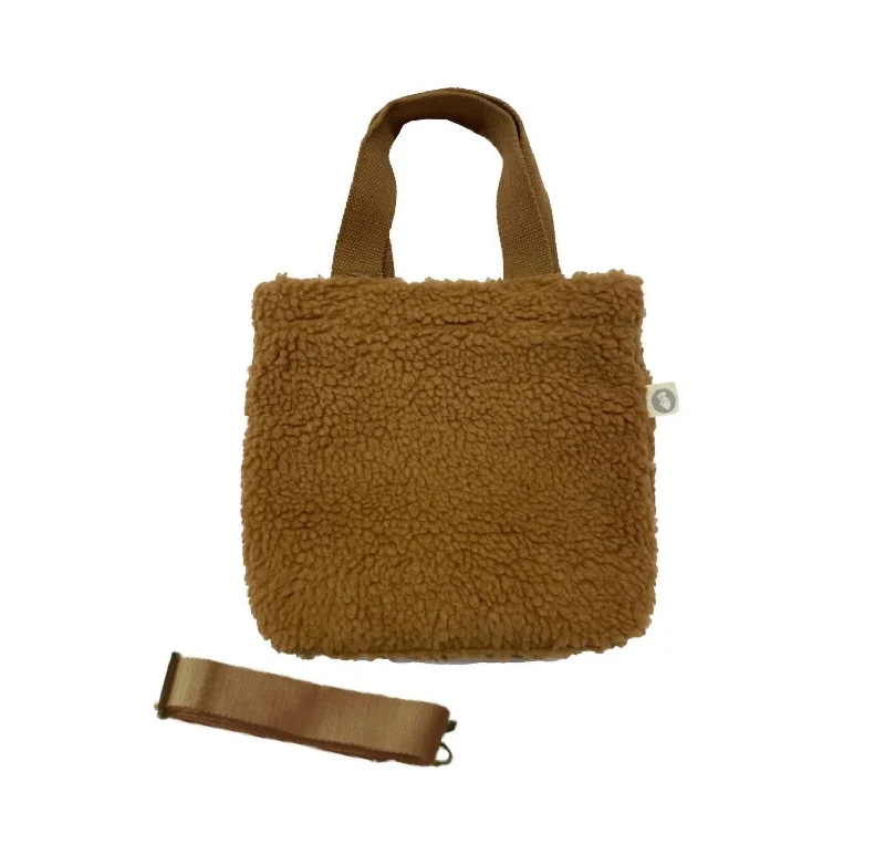 Affordable Handbags Women's Sherpa Midi Town Bag In Mocha