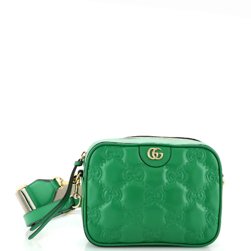 Evening Events Zip Camera Bag GG Matelasse Leather Small