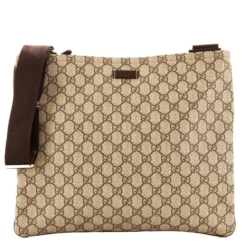 Elegant And On-Sale Evening Bags Zip Top Messenger Bag GG Coated Canvas Large